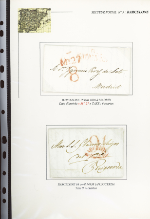1756-1863, Collection de 170 lettres préphila, superbe