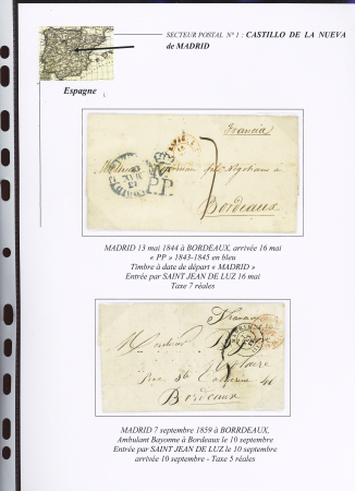 1756-1863, Collection de 170 lettres préphila, superbe