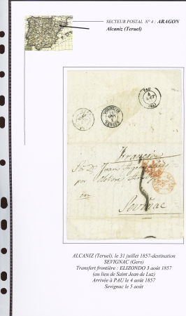 1756-1863, Collection de 170 lettres préphila, superbe