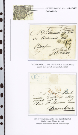 1756-1863, Collection de 170 lettres préphila, superbe