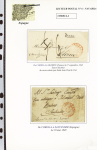 1756-1863, Collection de 170 lettres préphila, superbe