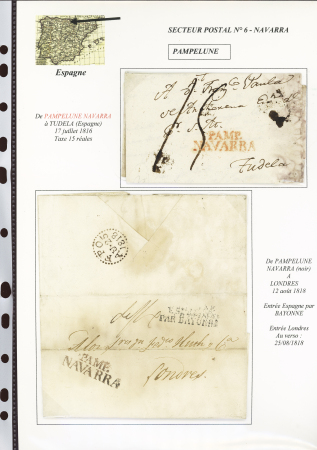 1756-1863, Collection de 170 lettres préphila, superbe