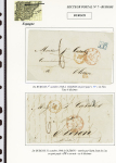 1756-1863, Collection de 170 lettres préphila, superbe