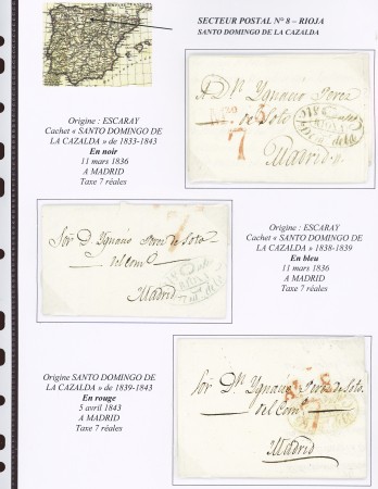 1756-1863, Collection de 170 lettres préphila, superbe