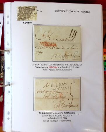 1756-1863, Collection de 170 lettres préphila, superbe