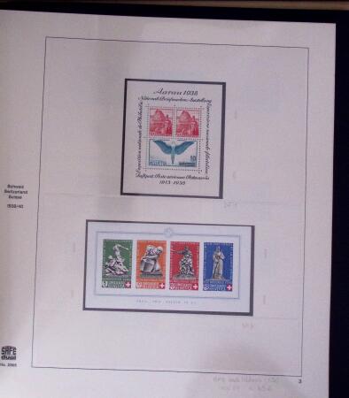 1843-2014, Collection de Suisse en 6 classeurs Safe,