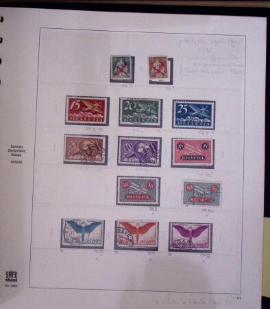 1843-2014, Collection de Suisse en 6 classeurs Safe,