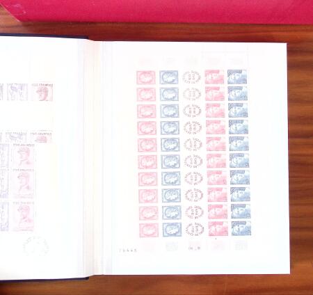 1938-1954, Joli stock de neuf dont n°F830 en double,