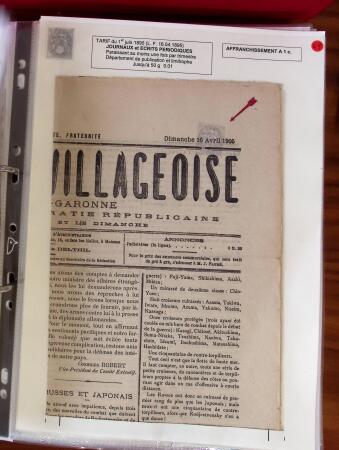 TYPE BLANC Superbe collection d'exposition de lettres
