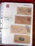TYPE BLANC Superbe collection d'exposition de lettres