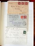 1943-1948, Album avec plus de 130 lettres recommandées,