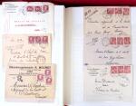 1943-1948, Album avec plus de 130 lettres recommandées,