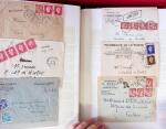 1943-1948, Album avec plus de 130 lettres recommandées,