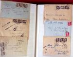 1943-1948, Album avec plus de 130 lettres recommandées,