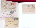 1943-1948, Album avec plus de 130 lettres recommandées,