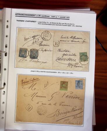 1876-1900, Exceptionnelle collection de type Sage sur