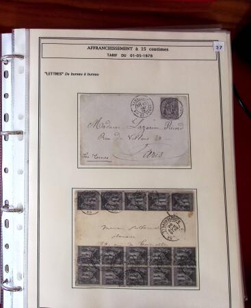 1876-1900, Exceptionnelle collection de type Sage sur