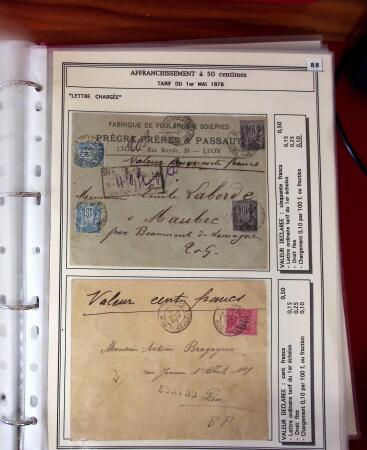 1876-1900, Exceptionnelle collection de type Sage sur
