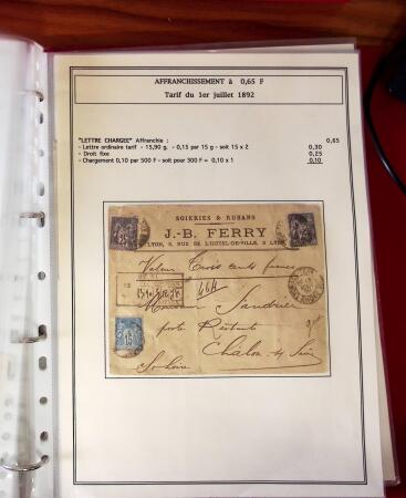 1876-1900, Exceptionnelle collection de type Sage sur