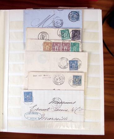 1876-1900, Exceptionnelle collection de type Sage sur