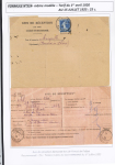 AVIS DE RECEPTION 1860-1958, Collection d'exposition