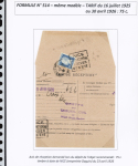AVIS DE RECEPTION 1860-1958, Collection d'exposition
