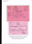 AVIS DE RECEPTION 1860-1958, Collection d'exposition