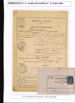 AVIS DE RECEPTION 1860-1958, Collection d'exposition