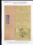AVIS DE RECEPTION 1860-1958, Collection d'exposition