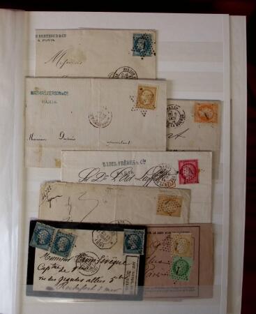 ETOILE DE PARIS, 1854-1876, Bel ensemble de lettres