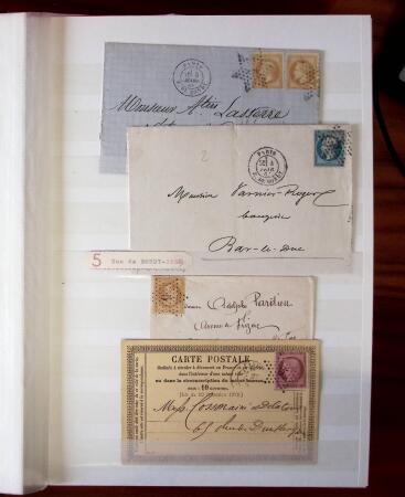 ETOILE DE PARIS, 1854-1876, Bel ensemble de lettres