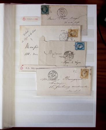 ETOILE DE PARIS, 1854-1876, Bel ensemble de lettres
