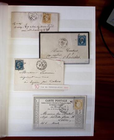 ETOILE DE PARIS, 1854-1876, Bel ensemble de lettres