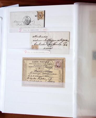 ETOILE DE PARIS, 1854-1876, Bel ensemble de lettres