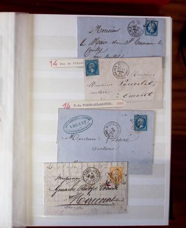 ETOILE DE PARIS, 1854-1876, Bel ensemble de lettres