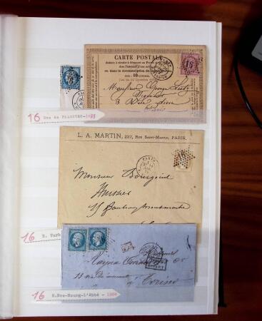 ETOILE DE PARIS, 1854-1876, Bel ensemble de lettres