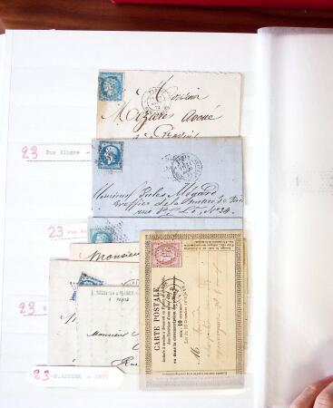ETOILE DE PARIS, 1854-1876, Bel ensemble de lettres