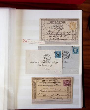 ETOILE DE PARIS, 1854-1876, Bel ensemble de lettres