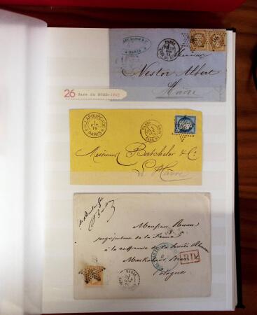 ETOILE DE PARIS, 1854-1876, Bel ensemble de lettres