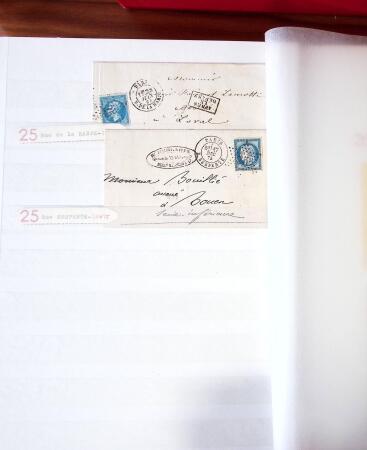 ETOILE DE PARIS, 1854-1876, Bel ensemble de lettres