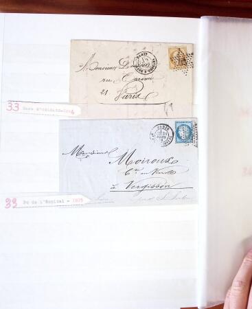 ETOILE DE PARIS, 1854-1876, Bel ensemble de lettres