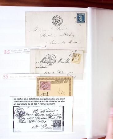 ETOILE DE PARIS, 1854-1876, Bel ensemble de lettres