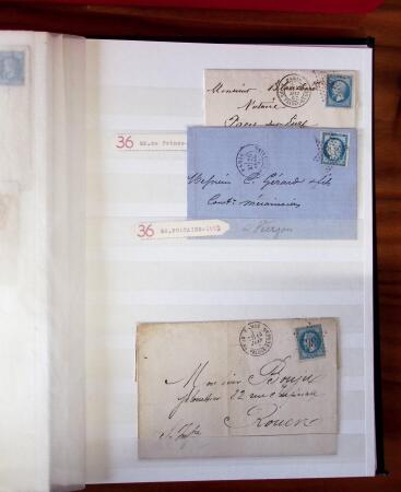 ETOILE DE PARIS, 1854-1876, Bel ensemble de lettres