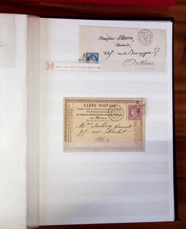 ETOILE DE PARIS, 1854-1876, Bel ensemble de lettres
