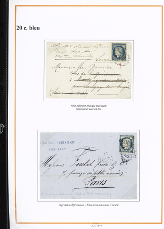 1870-1872, Emission Siège et Cérès dentelée, collection