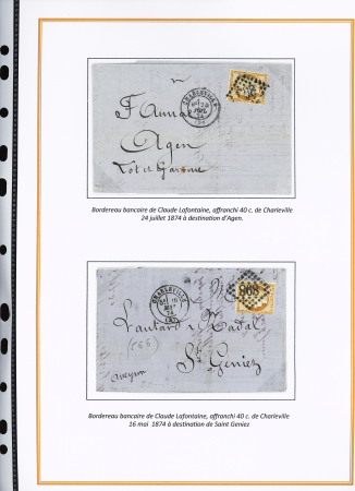 1870-1872, Emission Siège et Cérès dentelée, collection