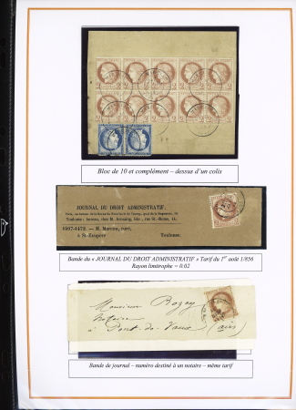 1870-1872, Emission Siège et Cérès dentelée, collection