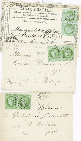 1870-1872, Emission Siège et Cérès dentelée, collection