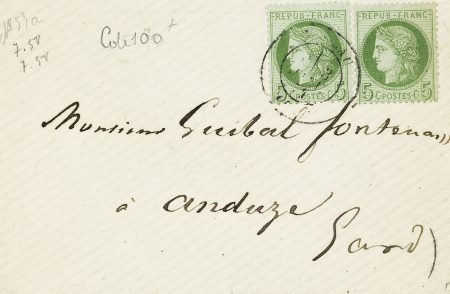 1870-1872, Emission Siège et Cérès dentelée, collection