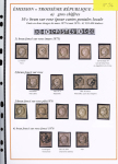 1870-1872, Emission Siège et Cérès dentelée, collection